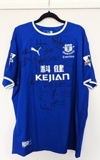 Squad signed Match Issue Everton 2003-04 Home shirt - Large - Carsley