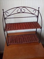 Wrought iron strong - , shelf