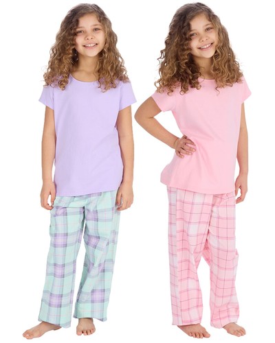 Girls cotton pyjamas - girls,