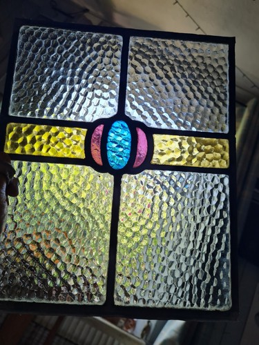 Old antique piece leaded - piece, of