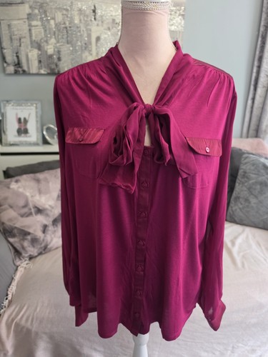 Ladies purple blouse size - ladies, 20