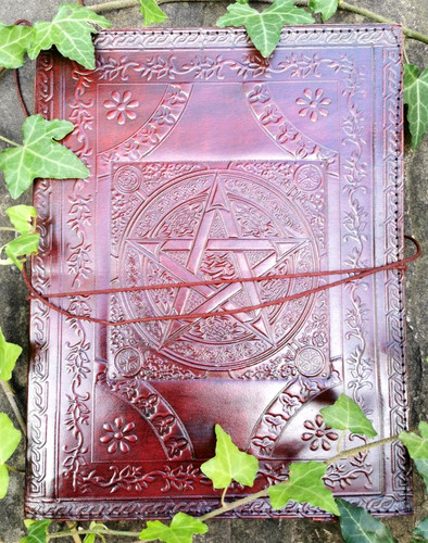 Sale leather journal pentacle - journal,