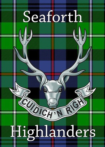 Seaforth highlanders cap badge - highlanders,