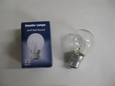 10 x NEW25W CLEAR B22 BC Golf