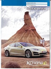 Rinspeed Geneva Motor Show 2014 Press Brochure In German & English XchangE Tesla