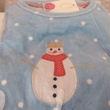 MINI BODEN-BRAND NEW-GIRLS BLUE'CHRISTMAS SNOWMAN 'PYJAMAS-5/6YEARS-SEALED-FREEP