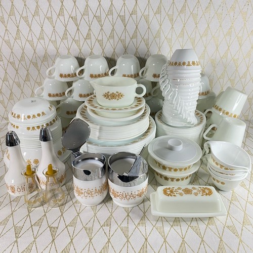 Vintage corelle gold - vintage, butterfly