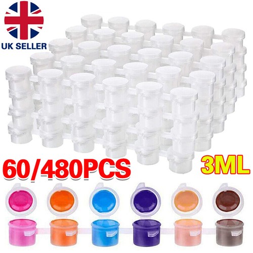 480x mini paint pots empty - mini,