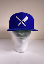 Distorted People Barber Butcher Blue Baseball Snapback Cap Hat One Size Fits All