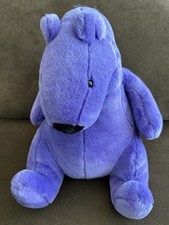 IKEA Large Purple / Blue Polar Bear Plush Cuddly Soft Toy Retired Extremely Rare