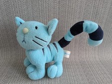 Bob The Builder Pilchard The Cat Blue Soft Toy Plush Born To Play 1998 Vintage 
