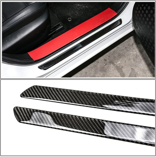 4pc car carbon fiber - carbon, scuff