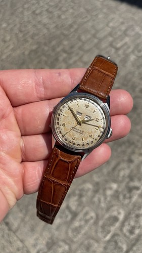 Movado calendomatic 35mm steel - calendomatic,