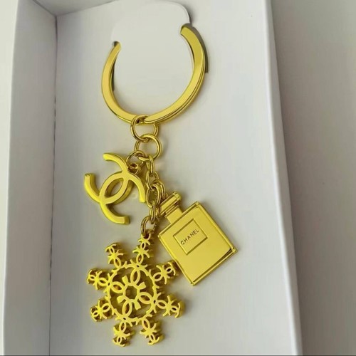 Gold snowflake perfume bottle - gold,