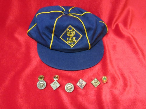 Vintage lot cub scout cap - scout,
