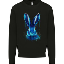 Watercolour Rabbit Mens Sweatshirt Jumper