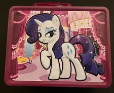 MY LITTLE PONY Friendship Is Magic RARITY Metal Tin Lunchbox Enterplay 2013
