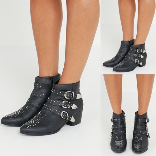 Women ladies studded buckles - ladies,