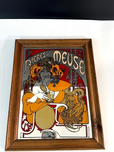 Vintage alphonse mucha - mucha, bieres