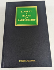 Lindley & Banks On Partnership 19th Edition - Sweet & Maxwell