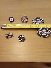 Lambretta Scooters Mods Vespa  Two Tone  Pin Badges X 6