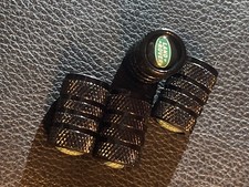 Land Rover Black Tyre Valve Stem Dust Caps Set of 4