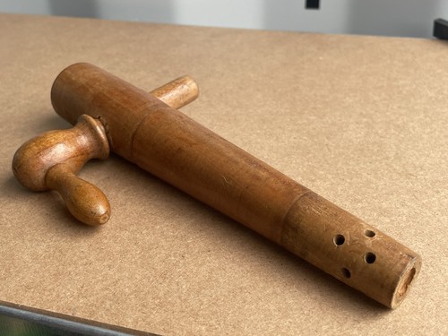 Vintage wooden barrel spigot - vintage,