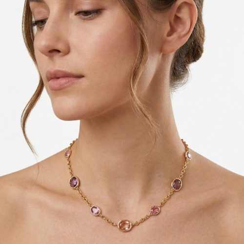 Swarovski imber necklace pink - swarovski,
