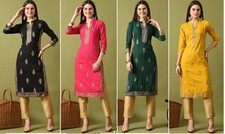 Indian Women Rayon Black