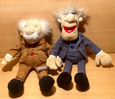 Disney Exclusive Muppets Waldorf & Statler Plush Soft Toys 11" approx.
