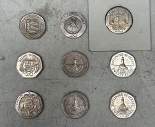 Job Lot Rare 20 Pence Coins United Kingdom, Ellan Vannin, Bailiwick Of Jersey