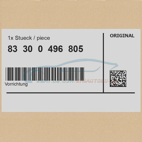 Genuine bmw 83300496805 - genuine,
