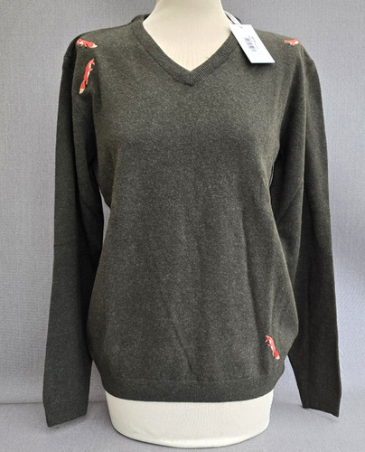 Hartwell neck jumper - jumper, olive