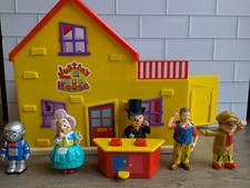 Justin's House CBeebies Playset Sounds WORKING RARE Toy by Golden Bear X5 Figure