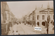 Postcard Isle of Wight Newport the High Street posted 1915 RP
