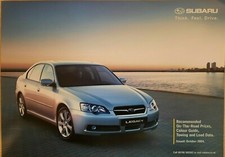 2005 SUBARU IMPREZA LEGACY FORESTER OUTBACK WRX STi TYPE UK car sales brochure