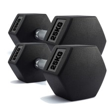 Hex Dumbbells Hexagonal Rubber