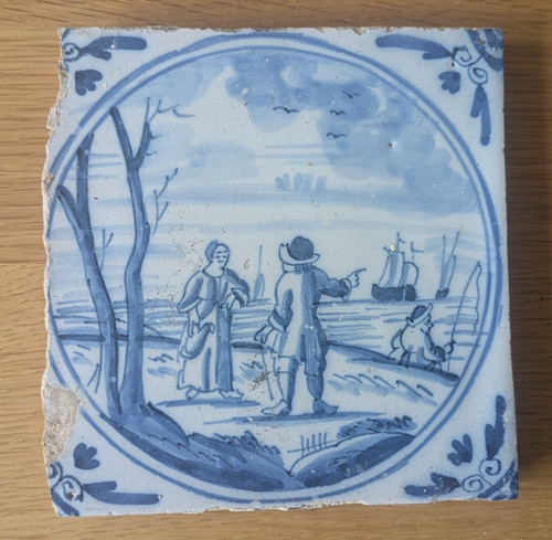 Antique 18th cent dutch delft - 18th,