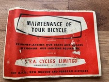 BSA Bicycles Maintenance Of
