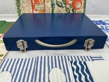 Blue Wooden Hinged Box For