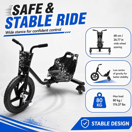 Kids wheel drift trike - drift, pedal
