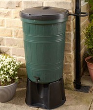 200L Cloudburst Water Butt Kit (Includes stand) - Pre drilled Holes