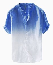 Mens Grandad Casual Shirts