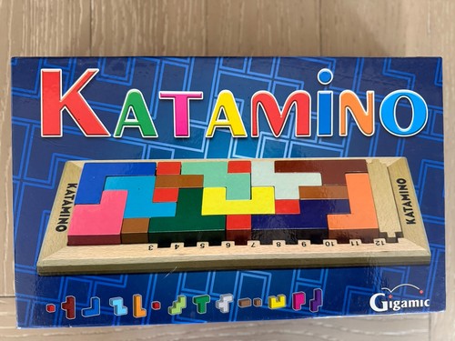 Katamino wooden puzzle game - wooden, 3d