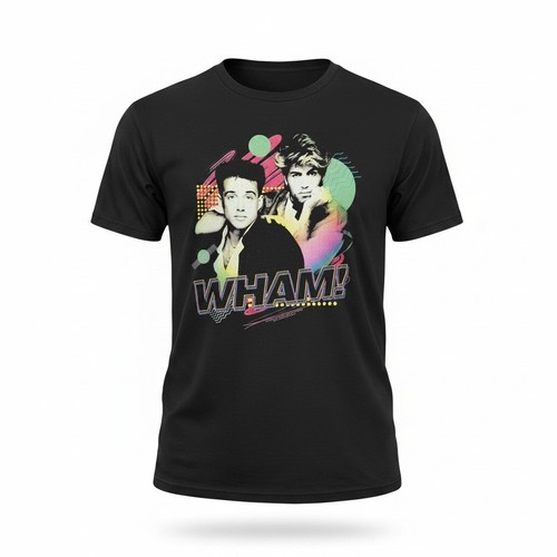 Wham band tshirt - band, black