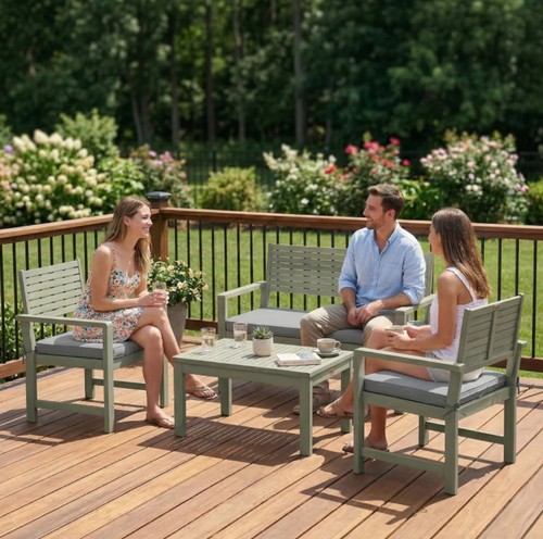 Seater wooden garden - 4,