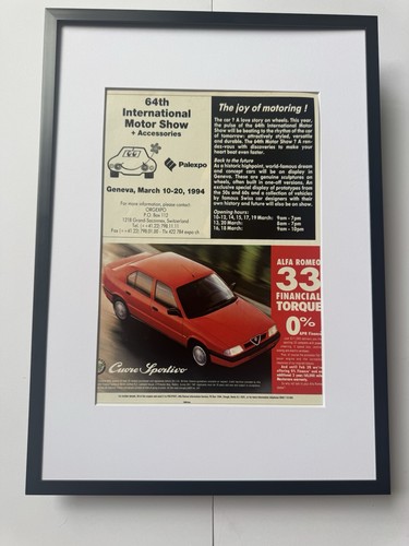 Framed original alfa romeo - original,