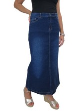 Women’s Denim Maxi Skirt