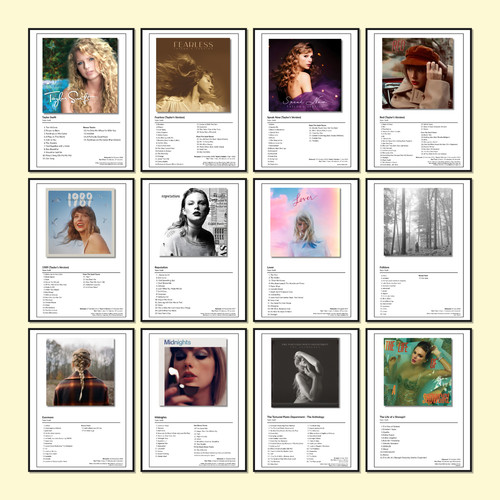 Taylor swift album poster - swift,
