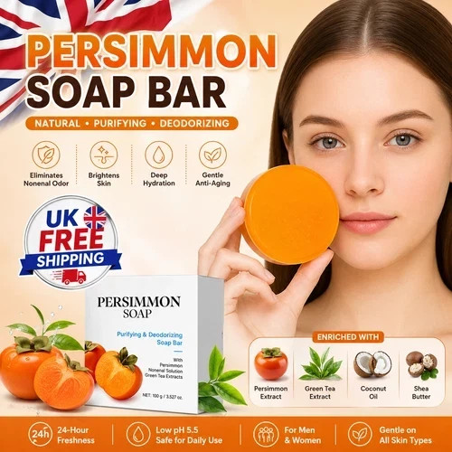 Persimmon soap bar for body - for,